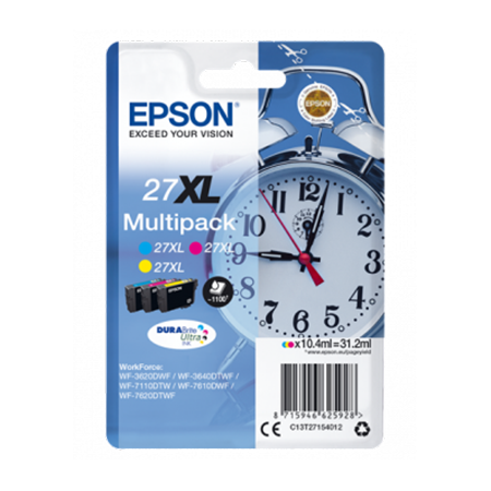 [EPST27154] CARTOUCHES EPSON 27XL MULTI PACK COULEURS