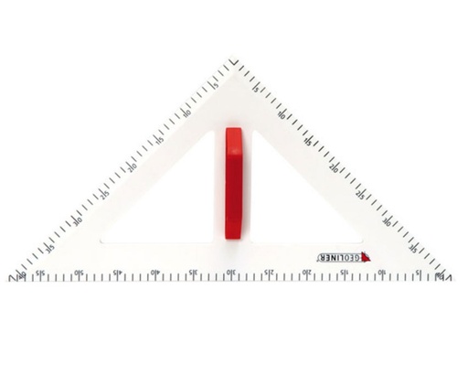 [7381] 45DG VIERKANTE TAFEL. 50CM