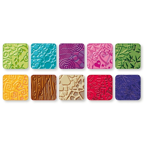 [825003] PLAQUES TEXTURES N°1, LOT DE 10