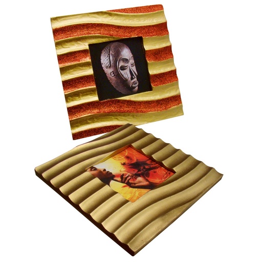 [8934] WAVY FRAME MOLD 16X16CM