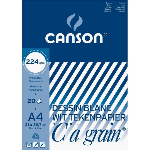 [1312] CANSON GRAIN PAD 224G, A4