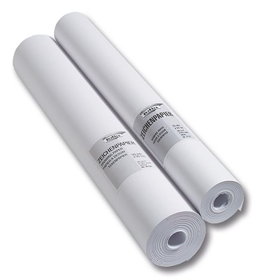[2110] PAPIER À DESSINER 80G, ROULEAU 25M