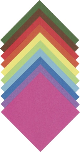 [2360] VOUWPAPIER 10X10CM, 500 VELLEN