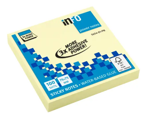 [1057] SUPER PLAKKERIG BLOK 76X76 GEEL