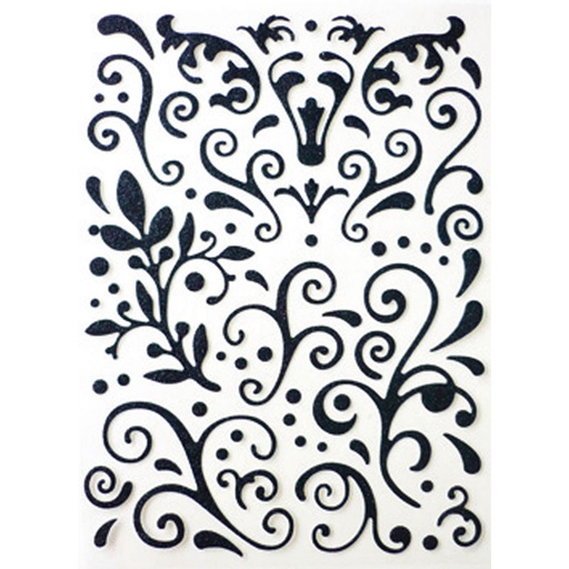 [847803] ZWARTE ARABESQUE STICKERS