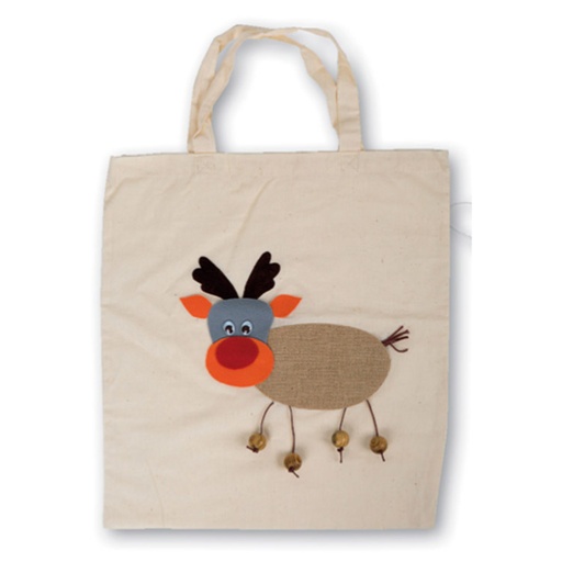 [8380] KATOENEN TAS OM TE DECOREREN 38X42CM