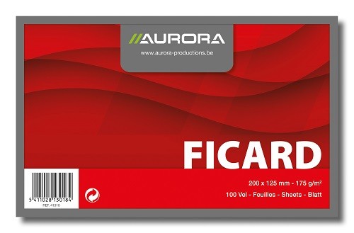 [0820] FICHES 120X200 UNIES /100