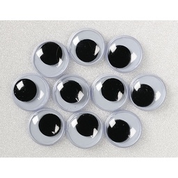 [8184] YEUX A COLLER PUPILLE MOBILE 12MM