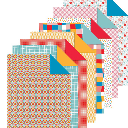 [2149] GEOMETRISCHE PATRONEN VAN KARTON 25X35 CM, 40 VELLEN