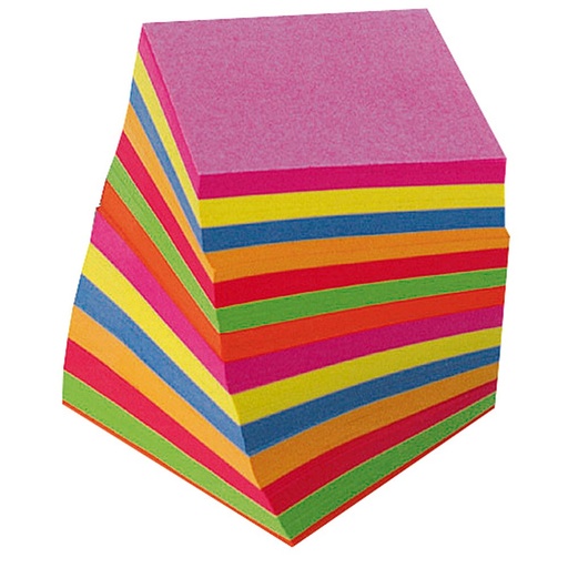 [1072] BLOC-CUBE ENCOLLE MULTICOLORE/800 F.