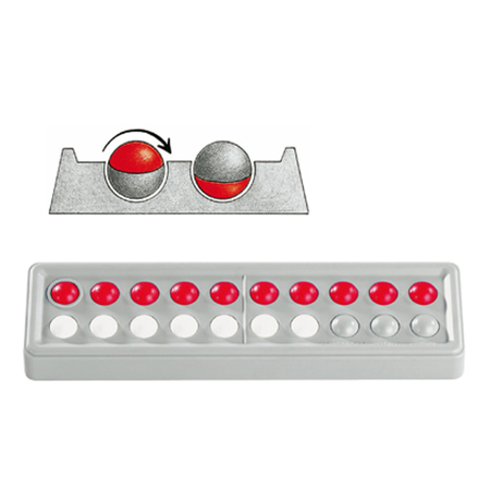 [6200B] ABACO 20 DRIEKLEURIG ROOD/WIT/GRIJS
