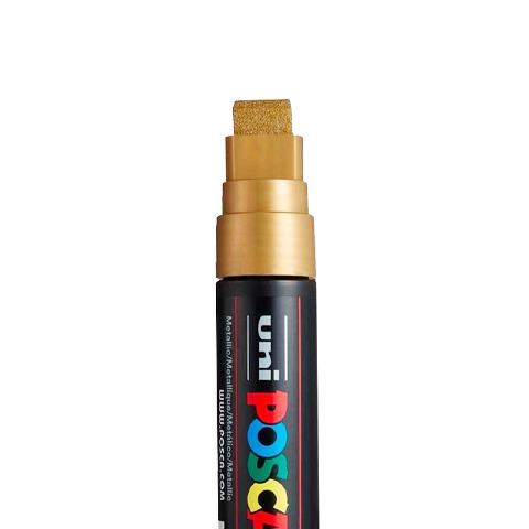 [C1K09] POSCA PC17K MARKER, GOUD