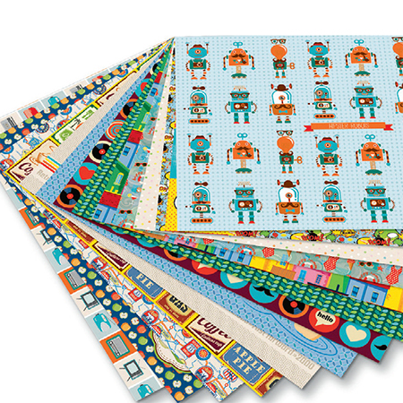 [203902] RETRO BLOK 24X34CM, 26 VELLEN