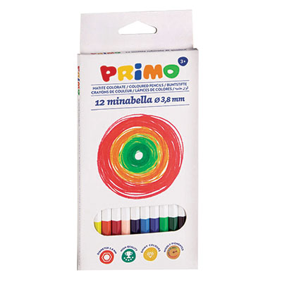 [522704] CRAYONS COULEURS MINABELLA, ETUI DE 12