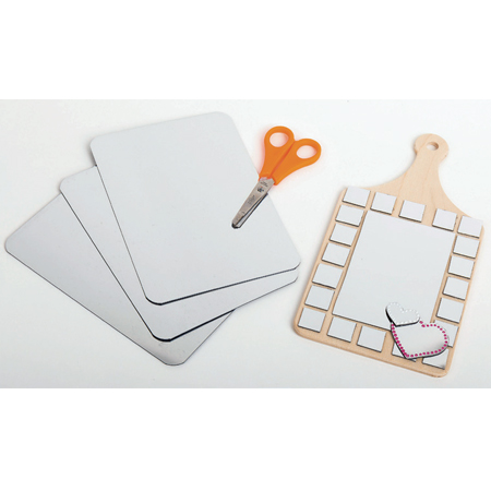 [8468] MIROIRS INCASSABLES 14X20CM, LOT DE 8