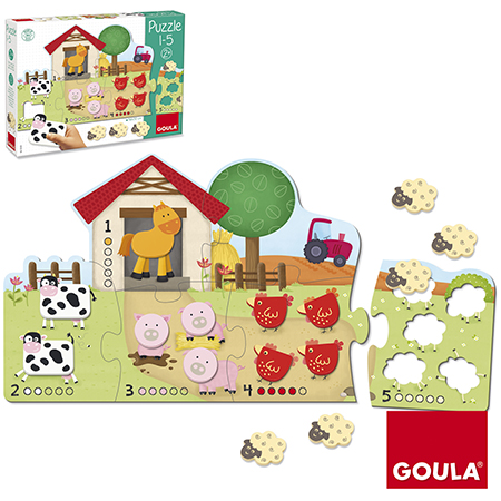 [980116] PUZZLE 1-5, 15 TEILE