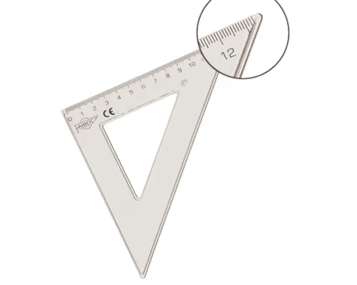 [7445] KUNSTSTOFF QUADRATISCH 45ø 20CM