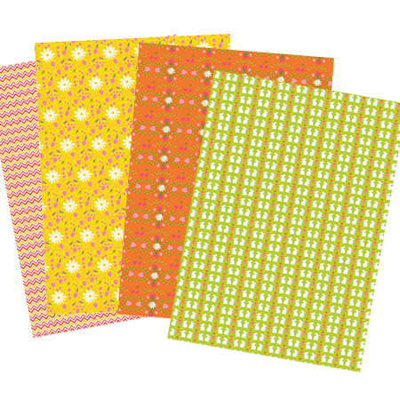 [22448] PAPIER PRINTEMPS, 96 FEUILLES