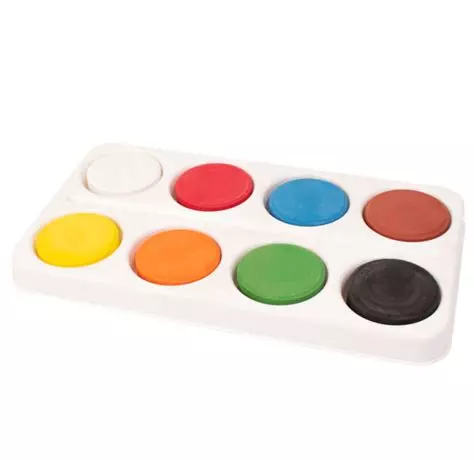 [HA026] PALETTE DE GOUACHE, 8 PASTILLES