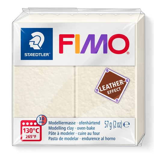 [824912] FIMO LEDER, ELFENBEIN