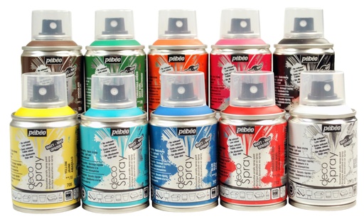 [5034] DECOSPRAY ACRYLIC 100ML, ASSORTMENT OF 10