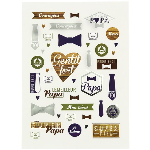 [847708] SUPER DAD STICKERS