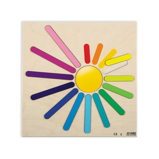 [SA7116] RAINBOW INSERTION PUZZLE, 12 PCS