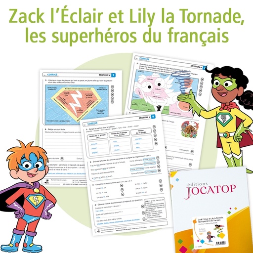 [JC5049] ZACK L'ÉCLAIR ET LILY LA TORNADE