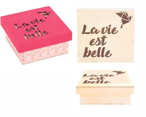 [80425] BOÎTE 'LA VIE EST BELLE'