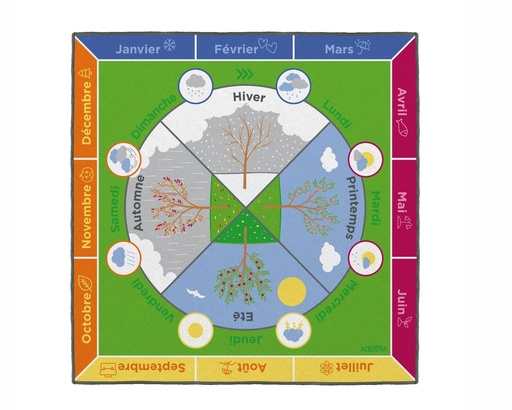 [SA3194] 'CALENDAR' RUG