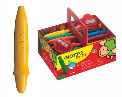 [525114] CRAYONS-CIRE MAXI BE-BÈ, CLASSPACK DE 40