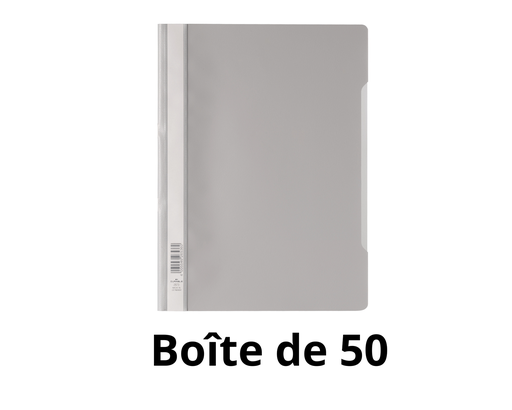 [3500B7] BOITE 50 FARDES DEVIS A4 BLANCHES