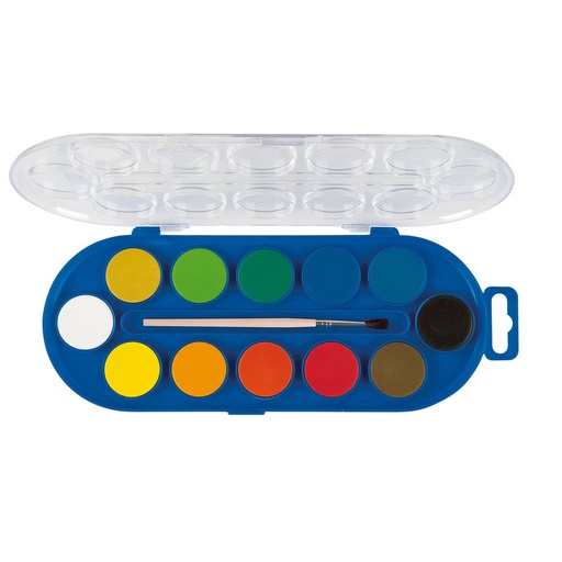[5007] WATERCOLOR 12 PANS Ø32mm