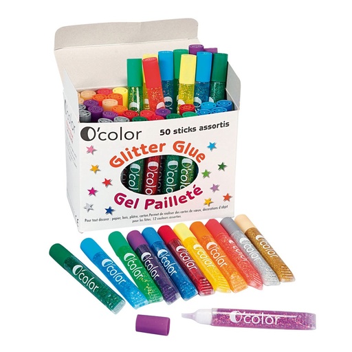 [813807] GLITTER GLUE, BOX OF 50