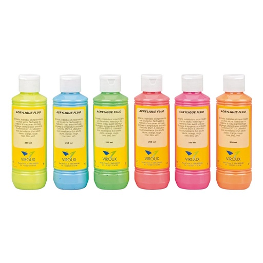 [5032] FLUORESCENT ACRYLIC, 6X250CC