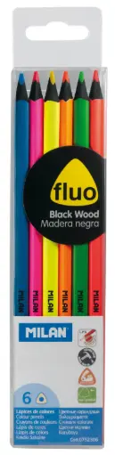 [5219] Neon Colored Pencils, Case of 6